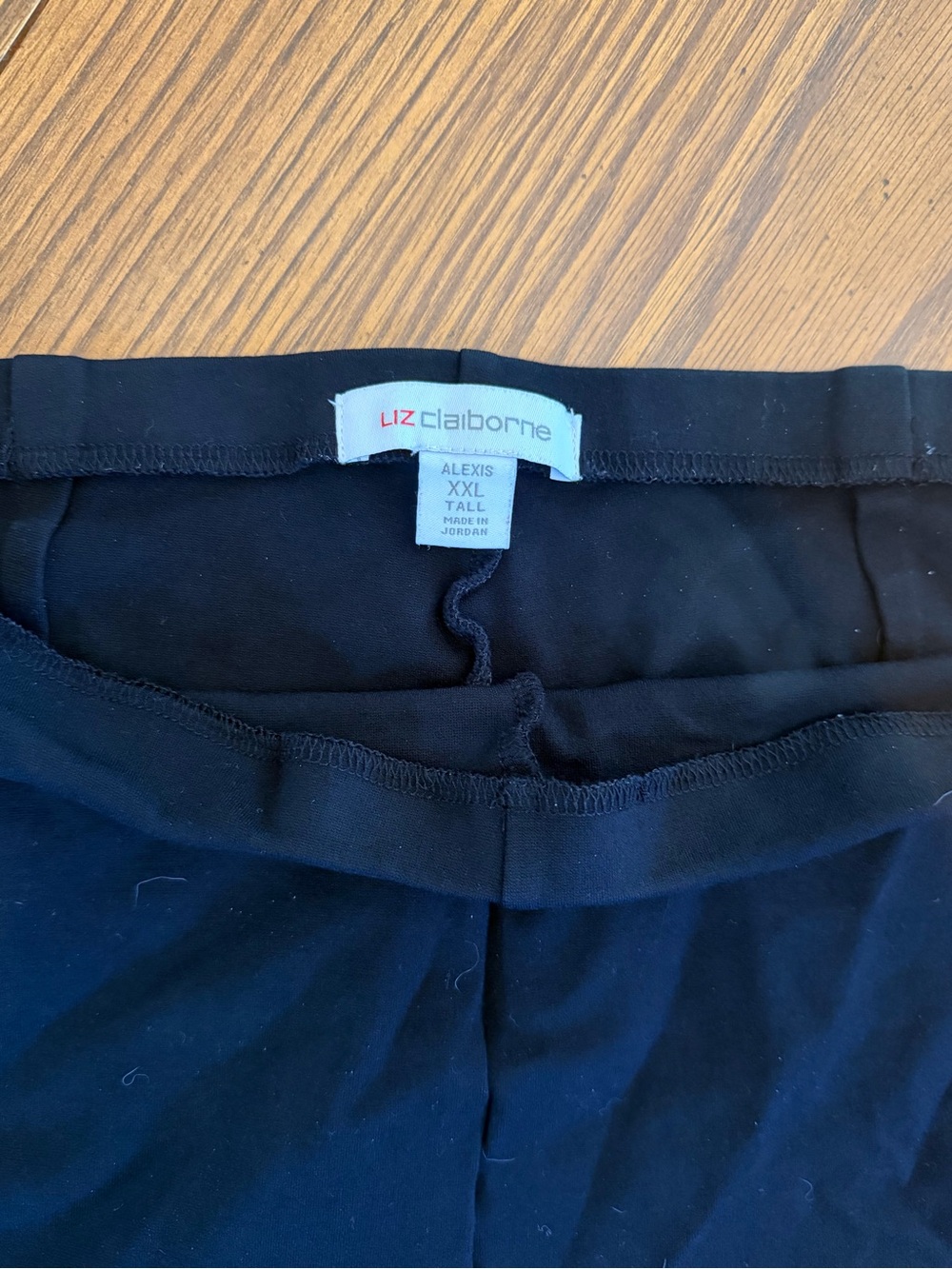 Liz Claiborne Black Women’s Tall Pull-On Alexis Leggings